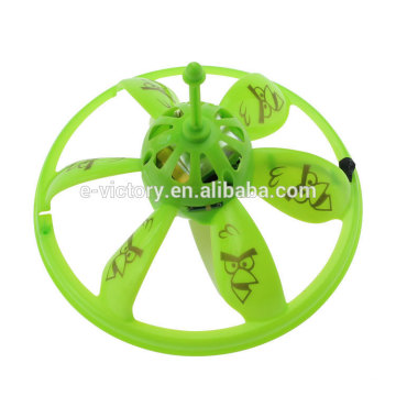 Infrared hand induction RC flying UFO with LED colorful light